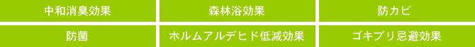 フィトンチッド消臭の効果